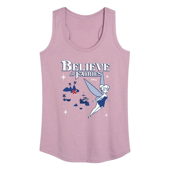 Disney - Peter Pan - Tinkerbell - Believe in Fairies - Women's Racerback Tank Top
