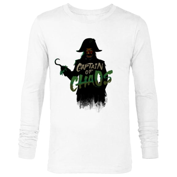 Disney Peter Pan & Wendy Captain Hook Captain of Chaos - Long Sleeve T-Shirt for Men - Customized-White