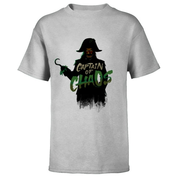 Disney Peter Pan & Wendy Captain Hook Captain of Chaos - Short Sleeve T-Shirt for Kids - Customized-Athletic Heather