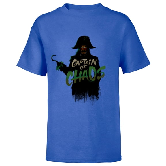 Disney Peter Pan & Wendy Captain Hook Captain of Chaos - Short Sleeve T-Shirt for Kids - Customized-Royal