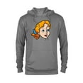 thumbnail image 1 of Disney Peter Pan Wendy Darling Big Face Costume - Pullover Hoodie for Adults - Customized-Athletic Heather, 1 of 5