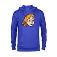 thumbnail image 1 of Disney Peter Pan Wendy Darling Big Face Costume - Pullover Hoodie for Adults - Customized-Royal, 1 of 5
