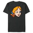 thumbnail image 1 of Disney Peter Pan Wendy Darling Big Face Costume - Short Sleeve Blended T-Shirt for Adults - Customized-Dark Heather, 1 of 5