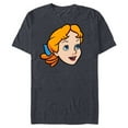 thumbnail image 1 of Disney Peter Pan Wendy Darling Big Face Costume - Short Sleeve Blended T-Shirt for Adults - Customized-Navy Heather, 1 of 5