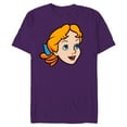 thumbnail image 1 of Disney Peter Pan Wendy Darling Big Face Costume - Short Sleeve Blended T-Shirt for Adults - Customized-Purple, 1 of 5