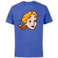 thumbnail image 1 of Disney Peter Pan Wendy Darling Big Face Costume - Short Sleeve Cotton T-Shirt for Adults - Customized-Royal Heather, 1 of 5