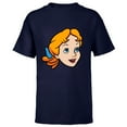thumbnail image 1 of Disney Peter Pan Wendy Darling Big Face Costume - Short Sleeve T-Shirt for Kids - Customized-Navy, 1 of 5