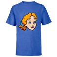 thumbnail image 1 of Disney Peter Pan Wendy Darling Big Face Costume - Short Sleeve T-Shirt for Kids - Customized-Royal, 1 of 5