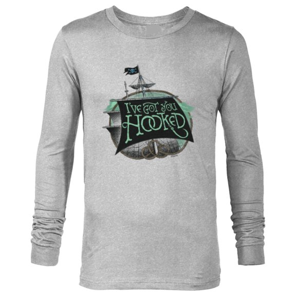 Disney Peter Pan & Wendy I’ve Got You Hooked Disney  - Long Sleeve T-Shirt for Men - Customized-Athletic Heather