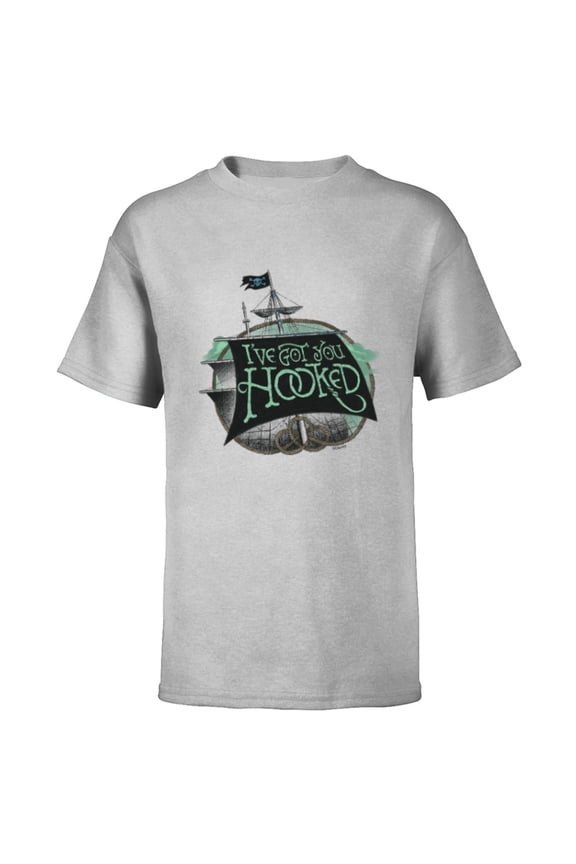 Peter Pan & Wendy I’ve Got You Hooked Disney+ - Short Sleeve T-Shirt for Kids - Customized-Athletic Heather