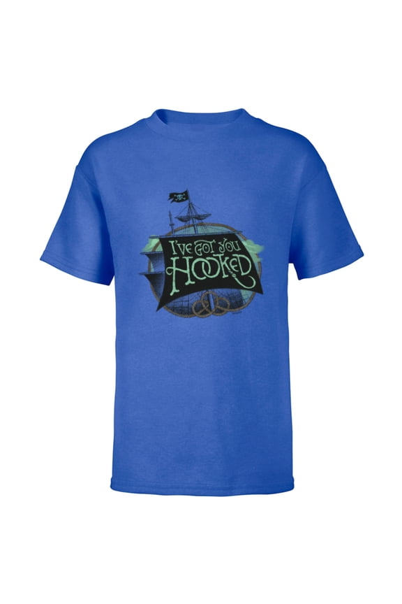 Peter Pan & Wendy I’ve Got You Hooked Disney+ - Short Sleeve T-Shirt for Kids - Customized-Royal