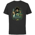 thumbnail image 1 of Disney Peter Pan & Wendy Illustrated Characters Disney+ - Short Sleeve Cotton T-Shirt for Adults - Customized-Black, 1 of 5