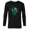 thumbnail image 1 of Disney Peter Pan & Wendy Silhouette of Adventure Disney+ - Long Sleeve T-Shirt for Men - Customized-Black, 1 of 5