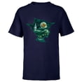 thumbnail image 1 of Disney Peter Pan & Wendy Silhouette of Adventure Disney+ - Short Sleeve T-Shirt for Kids - Customized-Navy, 1 of 5