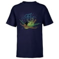thumbnail image 1 of Disney Peter Pan & Wendy Tinker Bell I’m Always Fly Disney+ - Short Sleeve T-Shirt for Kids - Customized-Navy, 1 of 5