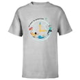 thumbnail image 1 of Disney Peter Pan and Darling Children Fly Away To Adventure - Short Sleeve T-Shirt for Kids - Customized-Athletic Heather, 1 of 5