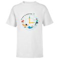 thumbnail image 1 of Disney Peter Pan and Darling Children Fly Away To Adventure - Short Sleeve T-Shirt for Kids - Customized-White, 1 of 5