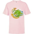 thumbnail image 1 of Disney Peter Pan and Tinker Bell Never Land Map - Short Sleeve T-Shirt for Kids - Customized-Soft Pink, 1 of 5