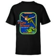 thumbnail image 1 of Disney Peter Pan's Flight School Direct to Never Land - Short Sleeve T-Shirt for Kids - Customized-Black, 1 of 5