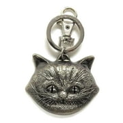 Alice in Wonderland Movie Cheshire Cat Pewter Keychain