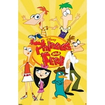 Disney Phineas and Ferb - Group Wall Poster, 22.375" x 34"