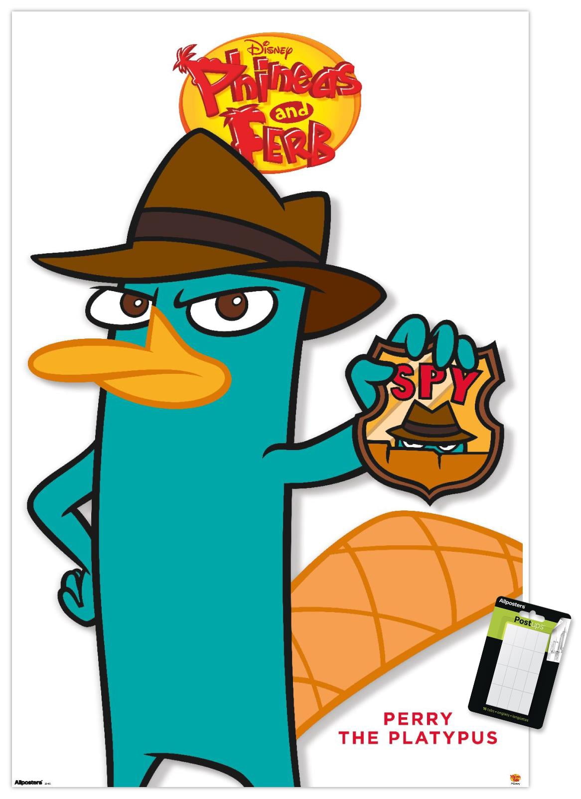 Disney Phineas and Ferb - Perry The Platypus Feature Series Wall Poster ...