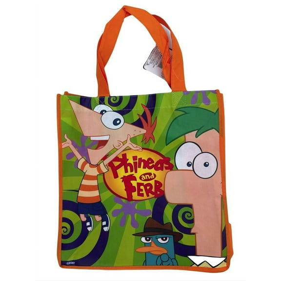 Disney Phineas and Ferb Tote Shopping Bag