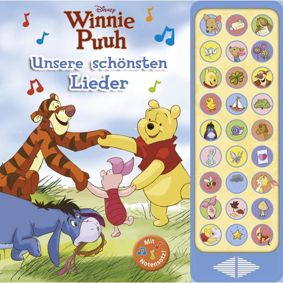 Disney,Phoenix PI Kids 27-Button-Soundbuch - Winnie Puuh, Disney: Unsere schnsten (Hardcover)