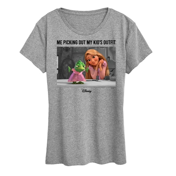 Disney - Picking Out My Kids Outfit - Women's Short Sleeve Graphic T-Shirt