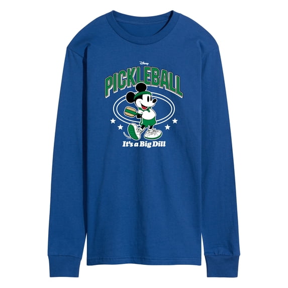 Disney - Pickleball Big Dill - Men's Long Sleeve Graphic T-Shirt