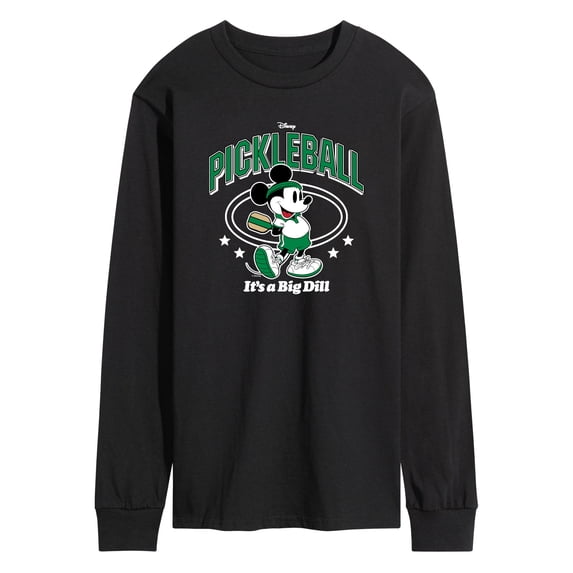 Disney - Pickleball Big Dill - Men's Long Sleeve Graphic T-Shirt