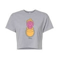 thumbnail image 1 of Disney - Piglet In Honey Pot - Juniors Cropped Cotton Blend T-Shirt, 1 of 4