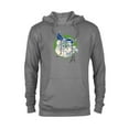 thumbnail image 1 of Disney Pinocchio Geppetto and Figaro - Pullover Hoodie for Adults - Customized-Graphite Heather, 1 of 5
