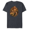 thumbnail image 1 of Disney Pinocchio, Jiminy Cricket, Figaro and Cleo - Short Sleeve Blended T-Shirt for Adults - Customized-Navy Heather, 1 of 5