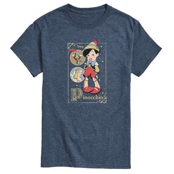 Disney - Pinocchio - Pinocchio - Men's Short Sleeve Graphic T-Shirt