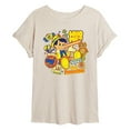 thumbnail image 1 of Disney - Pinocchio - Pinocchio Stickers - Oversized Graphic T-Shirt, 1 of 5