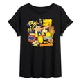thumbnail image 1 of Disney - Pinocchio Stickers Oversized Graphic T-Shirt, 1 of 5