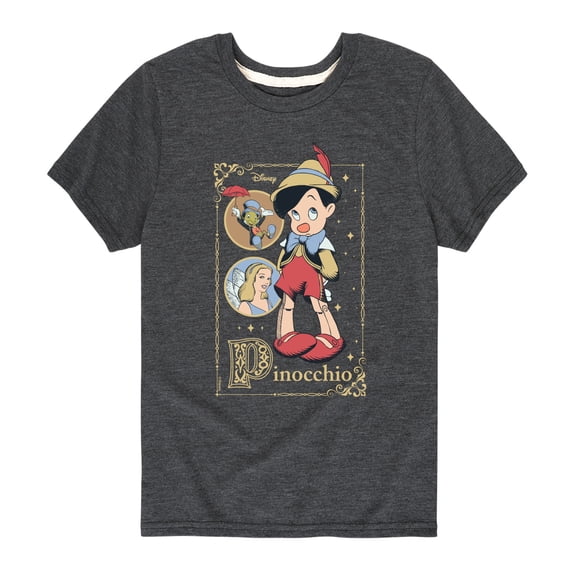 Disney - Pinocchio Boys' Short Sleeve Graphic T-Shirt