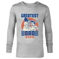 thumbnail image 1 of Disney Pinocchio and Geppetto Greatest Dad Ever No Lie - Long Sleeve T-Shirt for Men - Customized-Athletic Heather, 1 of 5