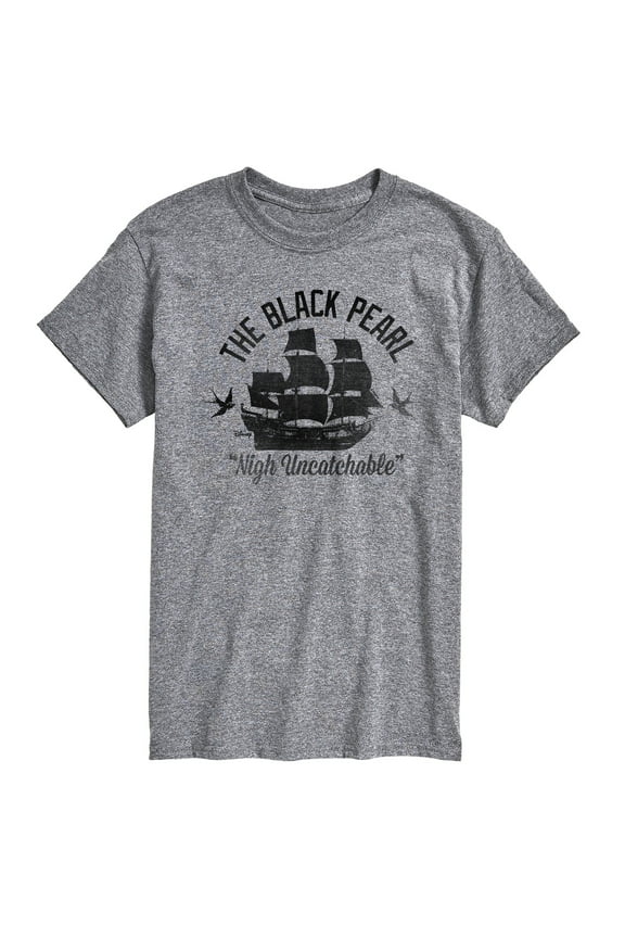 - Pirates Of The Caribbean - Black Pearl Nigh Uncatchable - Men's Short Sleeve Graphic T-Shirt