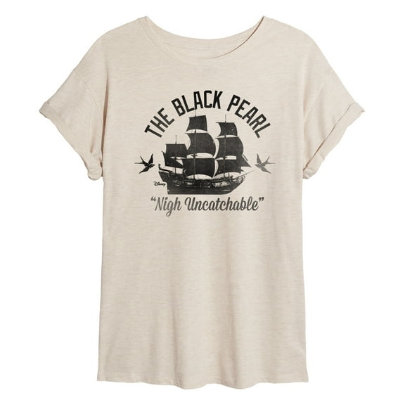 Disney - Pirates Of The Caribbean - Black Pearl Nigh Uncatchable - Women's Graphic T-Shirt