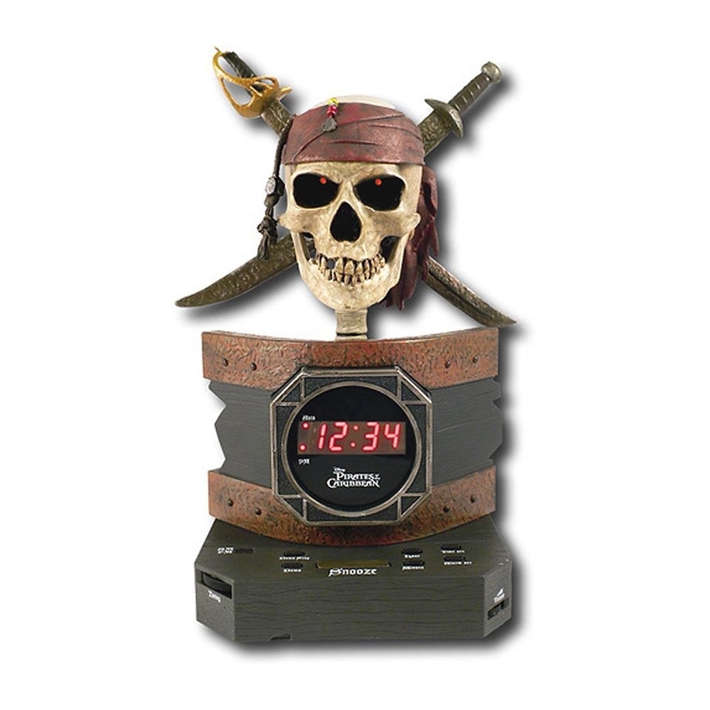 Disney Pirates of the Caribbean Alarm Clock Radio - image 1 of 2