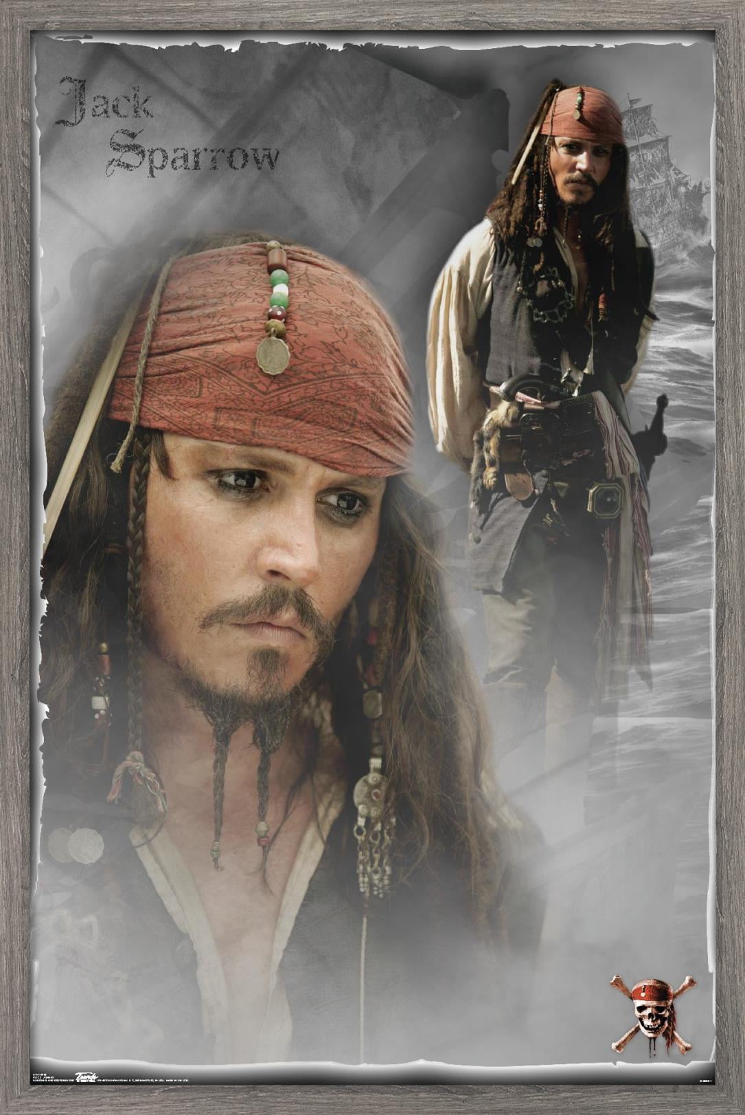 Disney Pirates of the Caribbean: At World's End - Johnny Wall Poster, 14.725" x 22.375", Framed