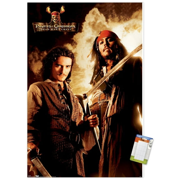 Disney Pirates of the Caribbean: Dead Man's Chest - Duo Wall Poster, 14.725" x 22.375"
