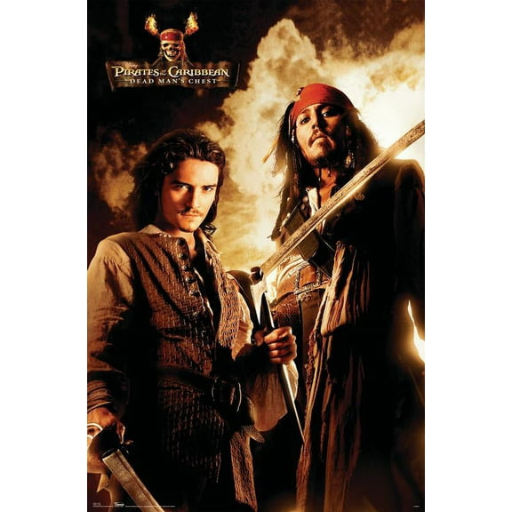 Disney Pirates of the Caribbean: Dead Man's Chest - Duo Wall Poster, 22.375" x 34"