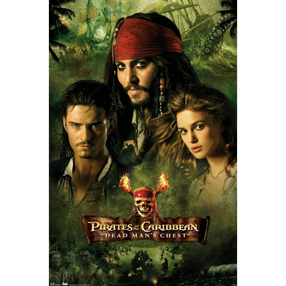 Disney Pirates of the Caribbean: Dead Man's Chest - Group Wall Poster, 22.375" x 34"