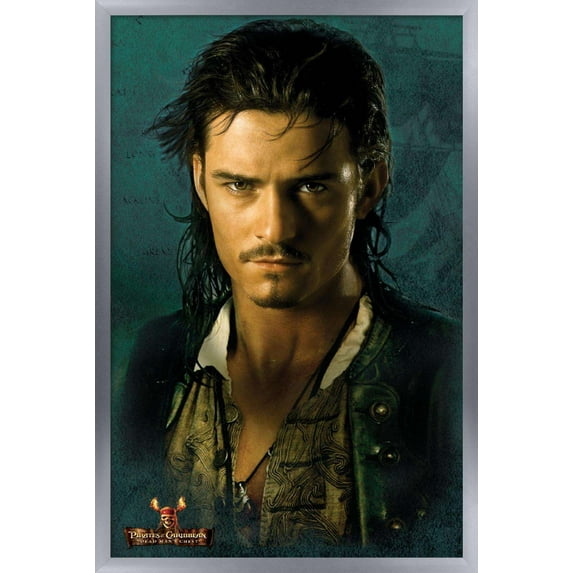 Disney Pirates of the Caribbean: Dead Man's Chest - Will Wall Poster, 14.725" x 22.375", Framed