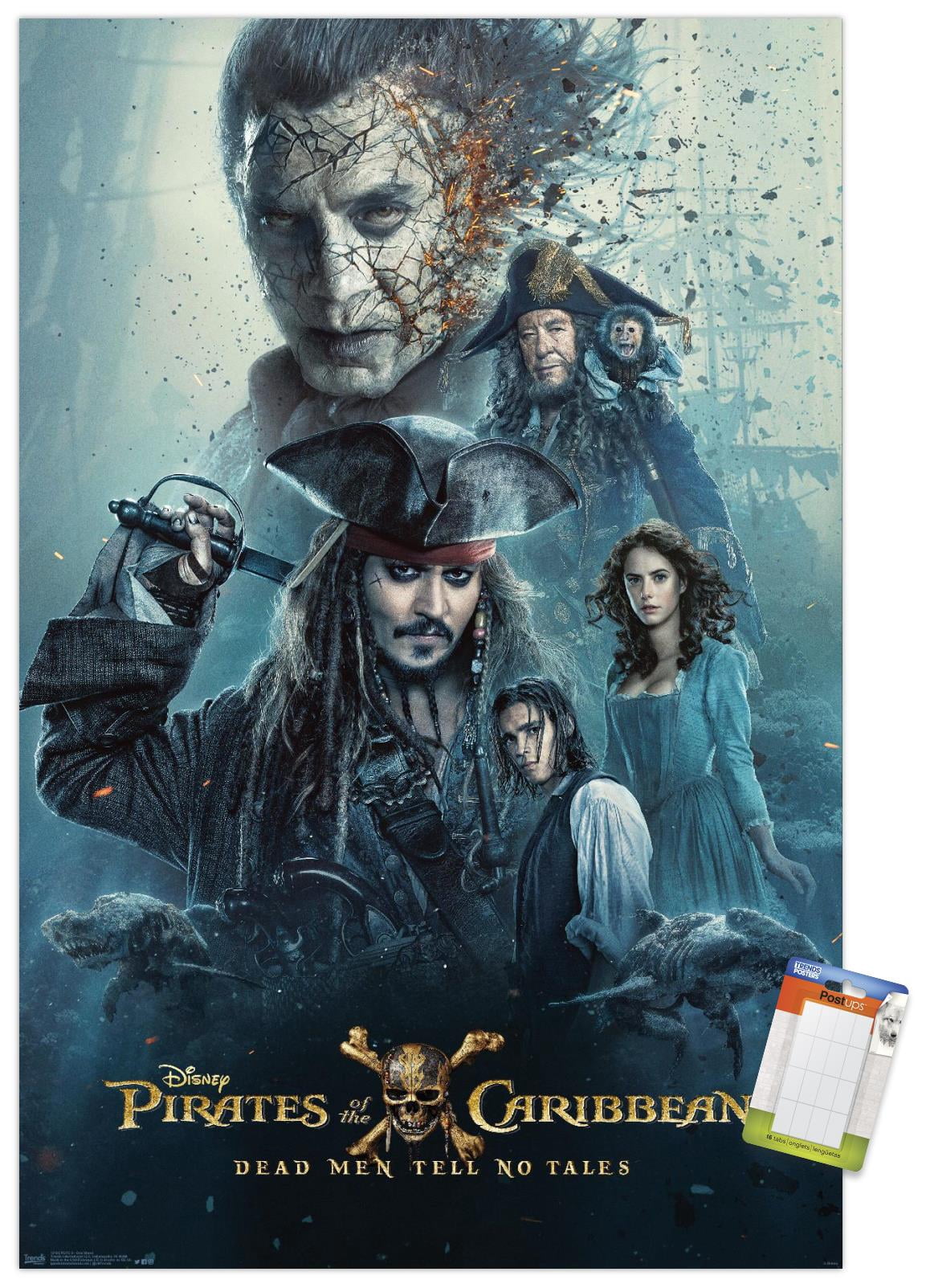 Disney Pirates of the Caribbean: Dead Men Tell No Tales - One Sheet Wall Poster, 22.375" x 34"