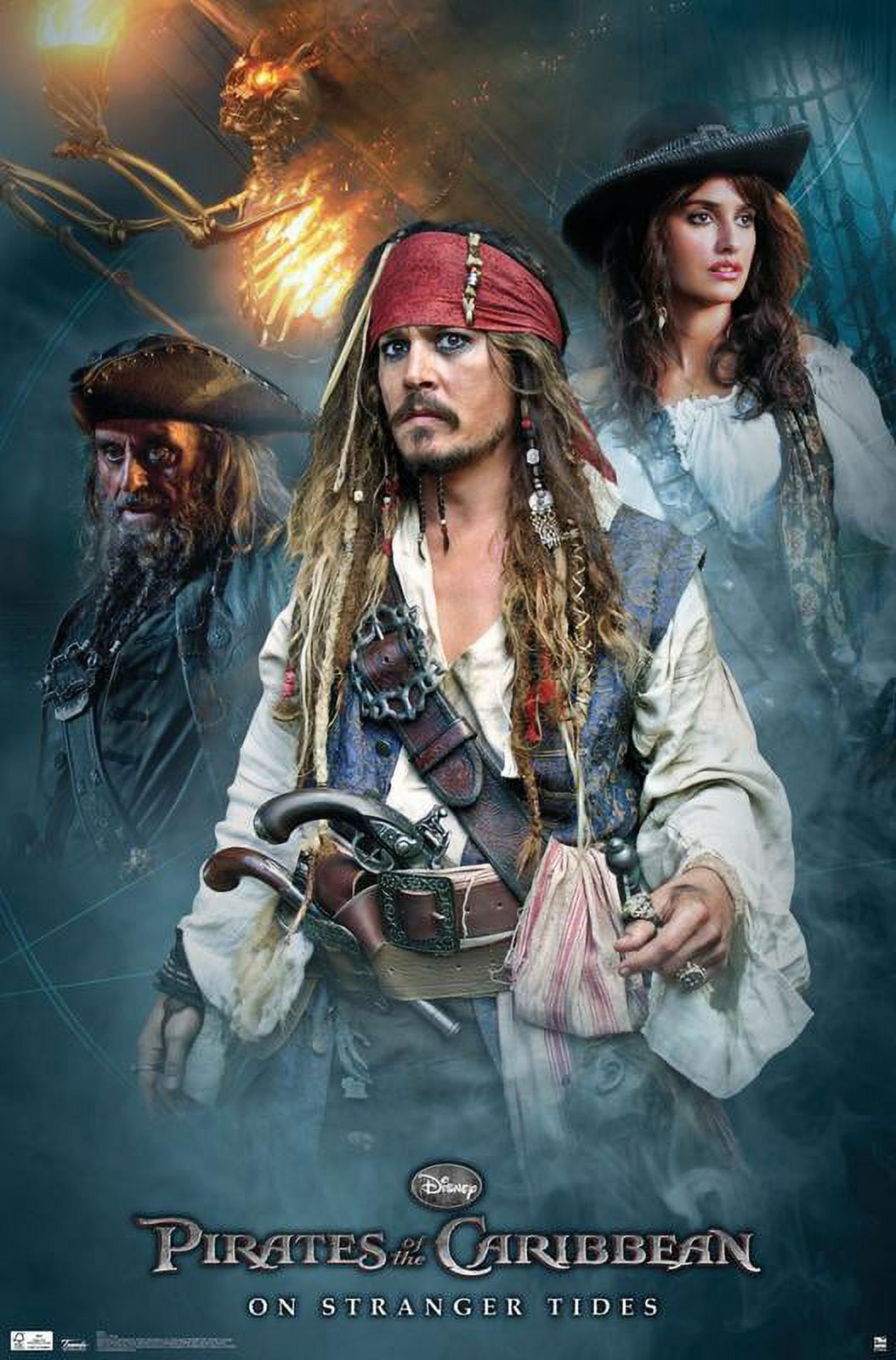 Disney Pirates Of The Caribbean On Stranger Tides Group Wall Poster disney-pirates-of-the-caribbean-on-stranger-tides-group-wall-poster