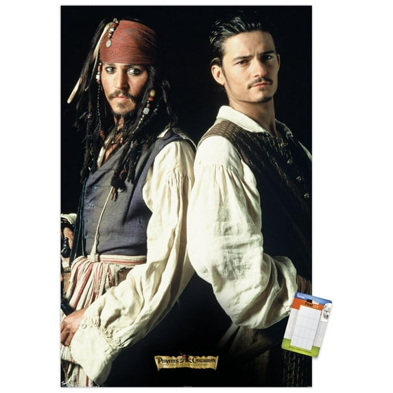 Disney Pirates of the Caribbean: The Curse of the Black Pearl - Duo Wall Poster, 22.375" x 34"